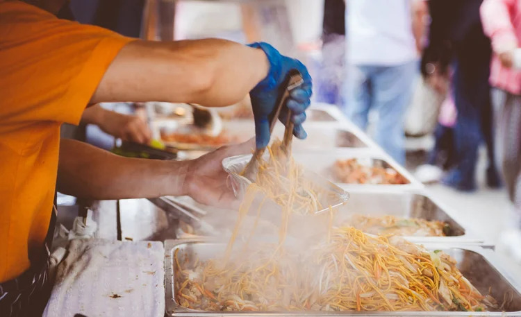 Noodle cart