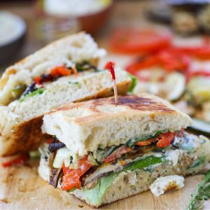 Grilled-Vegetable-Panini-with-roasted-veggies Fairy Floss Carts